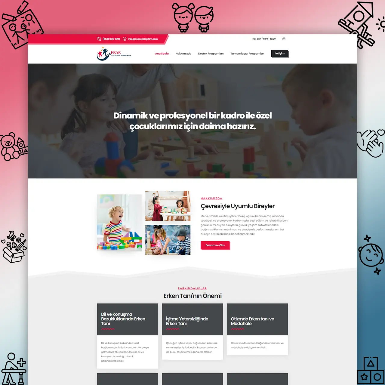 Esas Özel Eğitim, Web Tasarım, E-Ticaret, Google SEO